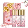 Beautifier Life Mini Body Mist Bath and Body Care Travel Set, Japanese Cherry Blossom Scent, 3 Piece, 2.03 FL OZ, Portable Travel Essentials, Gift for Women, Girls, Birthday, Holiday, Mother's Day