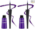 wet n wild MegaLiner Liquid Eyeliner - Electric Purple (Pack of 2)
