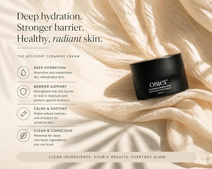 Osier The Recovery Ceramide Cream | Korean Skincare | Facial Moisturizer