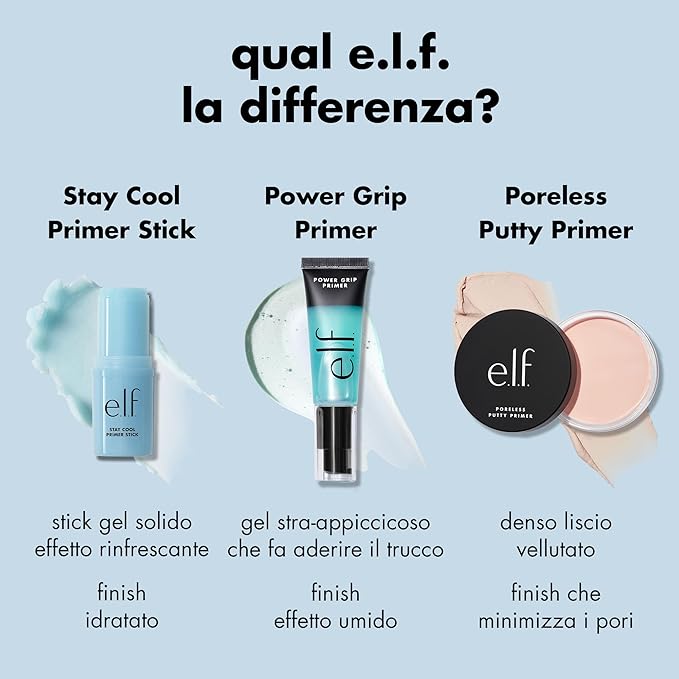 e.l.f. Stay Cool Primer Stick,Hydrating Gel Primer Preps Skin For Makeup,Imparts A Cooling Feel,Infused With Aloe Water,Vegan & Cruelty-Free,(Pack of 2)