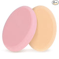 Giantree 2 Pcs Oval Puff, Make-up Egg Air Cushion Puff Beauty Egg Foundation Sponge Oval Makeup Sponges for Eye Foundation Blush Application Forehead Cheeks, Dry and Wet