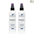 Detangler plus Styling Hair Spray 8 oz (2-Pack Gift Set) - Heat Protectant and Blowout Spray - Leave in Conditioner for Sensitive Skin - Fragrance Free Hypoallergenic Unscented