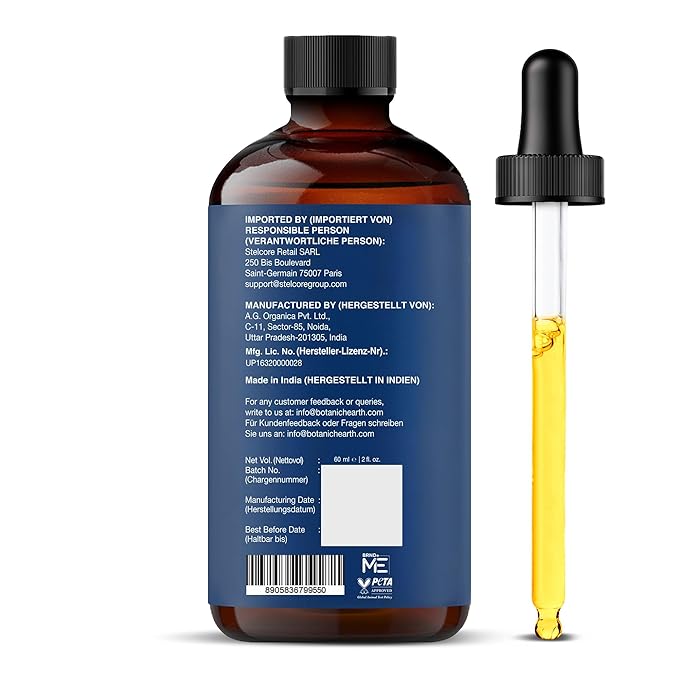Botanic Hearth 100% Pure Rosemary Oil For Hair Growth | Infused With Biotin, Jojoba & Castor Oil | Hair Oil Repairs Dry Damaged Hair, Strengthening, Healthier - Hair Tonic, 2.0 fl oz