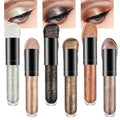 6 Colors Liquid Glitter Eyeliner,Glitter Eyeshadow ,Waterproof Long Lasting Makeup Kits (A)