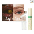 AXIS-Y Lip & Eye Set - Vita Glow Lip Oil Dreamy Olive & Vegan Collagen Eye Serum - Amazon Exclusive Korean Skin Care Kit - Limited Edition Hydra Barrier Duo for Lips & Eyes