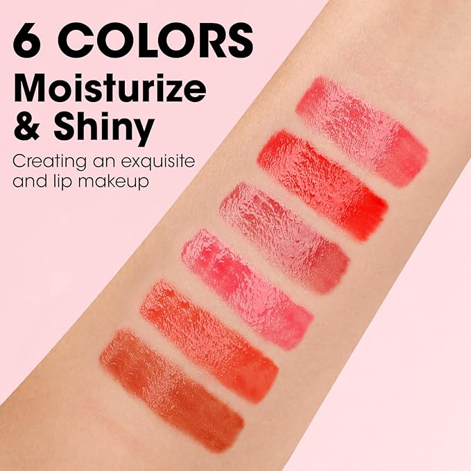 AZEN 100 Pack Lip Gloss Bulk Set, Shimmery Lip Gloss for Women and Girls With Rich Varied Colors, Mothers Day Gifts for Women