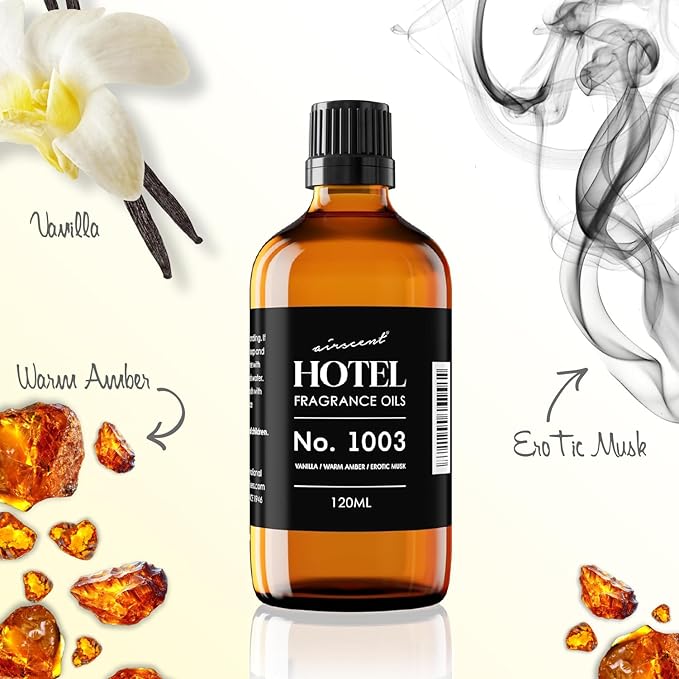 AirScent Hotel Diffuser Oil No. 1003 Inspired by The Asian Garden Las Vegas Hotel Scent - Premium Fragrance Oil for Ultrasonic and Waterless Diffusers and Crafting - 10 mL, 34 fl oz Glass Bottle