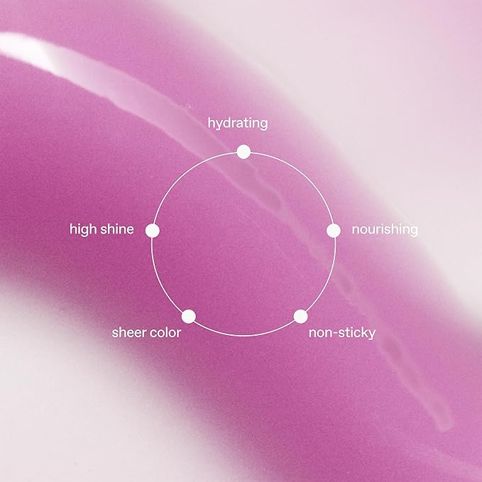 r.e.m. beauty by ariana grande | Essential Drip Glossy Balm in Skinny Dipped | High Shine Nourishing Lip Balm | Hydrating Hyaluronic Acid | Smooth Glossy Finish