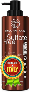 Moroccan Argan Oil Conditioner - Sulfate Free, Anti Frizz Hydrating Thickening Care for Women and Men - Deep Moisturizing Treatment for Color Treated, Curly, Frizzy, Damaged and Dry Hair