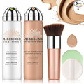 Magic Minerals Airbrush Foundation and Makeup Primer for Face,Full Coverage Foundation for Mature Skin,Moisturizing Airbrush Makeup (02 Beige)
