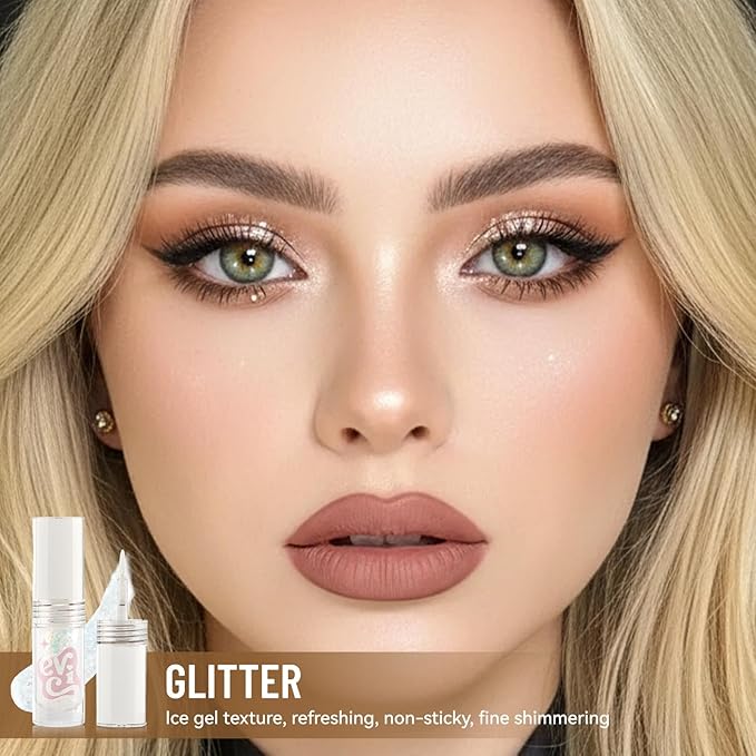 Liquid Eyeshadow, Long-Lasting Matte/Pearlescent eyeshadow, Cut Crease Eyeshadow Gel, High-Pigmented for Bold Eye Makeup, for day-to-night transitions (Graceful, Pearl)