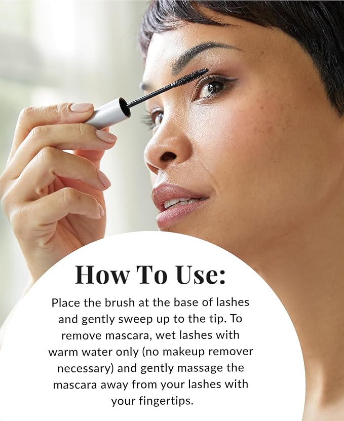 DHC Mascara Perfect Pro Double Protection, Water Resistant Lengthening Mascara, Tubing Technology, All-day wear, Black