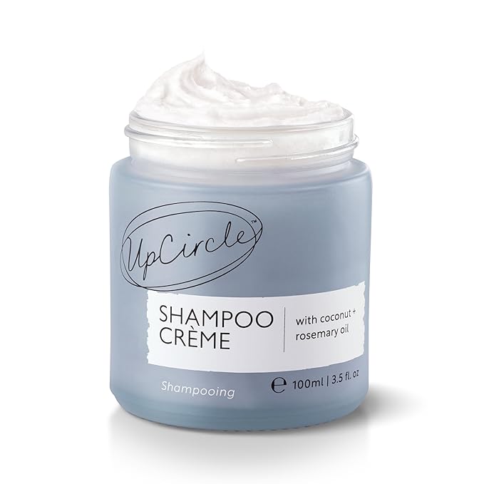UpCircle Shampoo Crème with Rosemary Oil + Pink Berry 3.52oz – Gentle Formulation To Soothe + Cleanse – Coconut + Grapefruit oil – Natural, Vegan + Cruelty-Free
