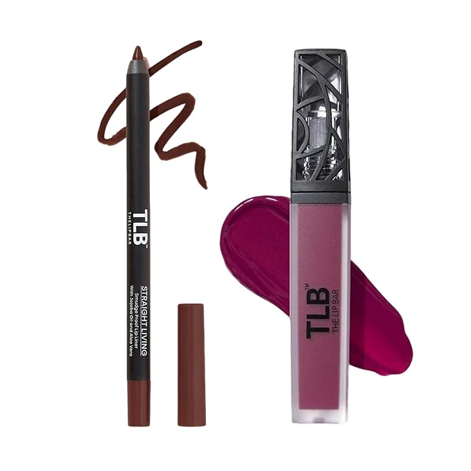 The Lip Bar Muse Liquid Matte + Straight Livin' Lip Liner