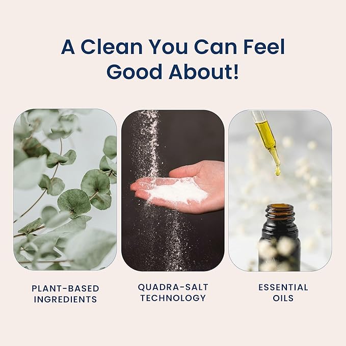 Truly Free Natural Laundry Detergent for Sensitive Skin | Eco Friendly, Plant Based, Baby Clothes Safe | Clean & Easy Powder to Liquid, 1 Pack Detergent + 1 Empty Reusable Jug | Unscented, 50 Loads