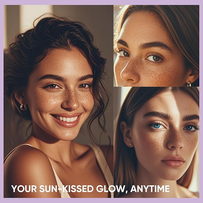 2CHILL Dual Ended Freckle Pen, 2 in 1 Microblading Fake Freckles and Eyebrow Pen, Waterproof Natural Lifelike Freckle Stamp, Faux Makeup Last All Day (03 Dark Brown)