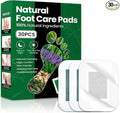 30 PCS Foot Care Pads, Natural Deep Cleansing Foot Patches for Fatigue Relief & Relaxation with Bamboo Vinegar | Ginger | Aloe | Lavender, Natural Sleep Aid & Circulation Support for Daily Basic Care