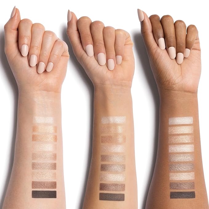 Physicians Formula Shimmer Strips Eyeshadow, Multi-Finish Nude Palette with Extreme Shimmer, Hypoallergenic & Cruelty-Free – Nude