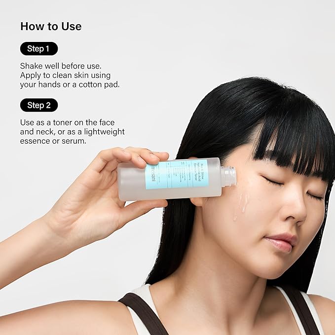 Rice & Shine Hyaluronic Acid Essence Toner - Hydrating Brightening Facial Toner with Ceramides and Panthenol| Korean Vegan Skincare | 5.07 fl.oz.