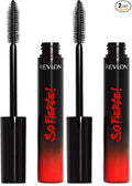 Revlon Mascara, So Fierce Eye Makeup, Lasts up to 24 Hours, No Clump, Smudge-Proof, Flake-Free, 702 Black, 0.25 fl oz (Pack of 2)