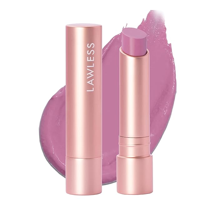 LAWLESS Women's Forget the Filler Lip Plumping Line Smoothing Tinted Balm, Cupid, 0.09 Ounce