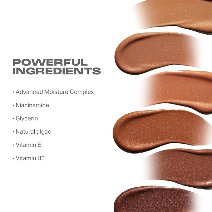 Morphe Hot Shot Sun Bronzing Drops - Waterweight Liquid Bronzer Drops with Niacinamide for Glowing Skin, Hydration & a Natural Radiant Finish - Money Honey (1 Fl Oz)