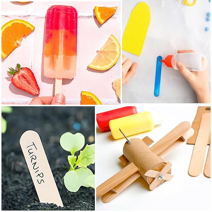 EWVVSS 4 Styles 500 Pcs Waxing Sticks Assorted Wax Applicator Sticks For Body Legs Face With Small Medium Large Sizes Wood Popsicle Sticks For Waxing Or Wood Craft Sticks