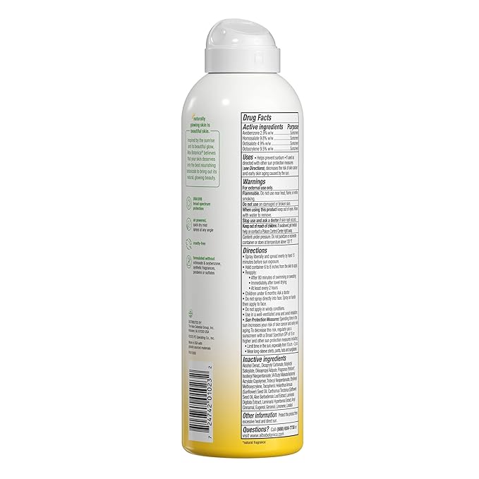 Alba While Wet Sunscreen Spray SPF30, 5 Oz