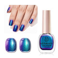 AZUREBEAUTY Chameleon Nail Polish no Gel Holographic Rainbow Glitter Natural Quick Dry Toenail Polish High Shine DIY Salon Home