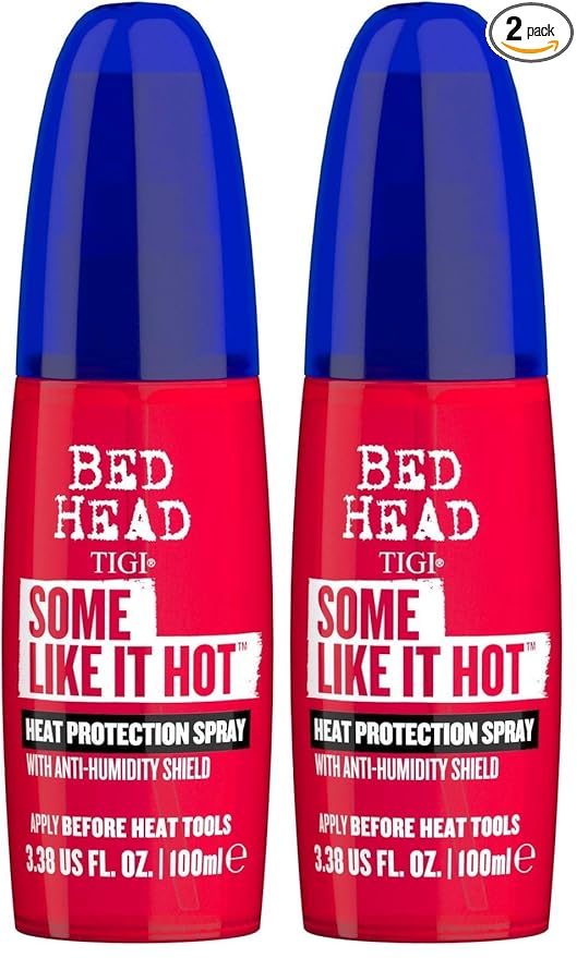 TIGI Heat Protection Spray | Bed Head | For Heat Styling | 3.38 fl oz | Pack of 2