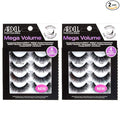 Ardell Natural Look Mega Volume, 252 - Full Volume, Long-Lasting Fake Lashes for Flawless Look, 4 Pairs