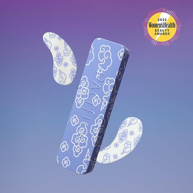 Pacifica Reusable Mask – Under Eye Mask Silicone Face Mask for Fine Lines & Dark Circles, Pair with Serum, Storage Tin Included, Vegan & Cruelty-Free, 2 Pieces