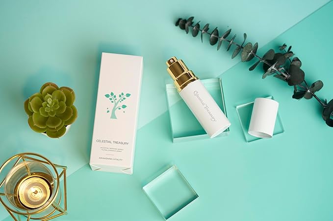 Blessed Floral Essence Spray - Distilled Liquid from Five Elements Vitality Aqua with Sacred Plant Concoction - 30ml (Awakening Vitality)