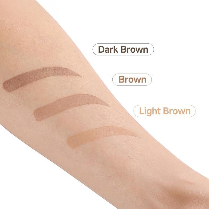 CCbeauty Eyebrow Powder Makeup Kit,3 Colors Eye Brow Powder Palette, Long Lasting Waterproof Brown Brow Filler, With Buit-In Mirror, Brow Brush, Brow Razor, Brow Tweezers, 10Pcs Eye Brow Stencil