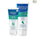 Dermal Therapy Heel Care Cream - Moisturizing Treatment that Repairs and Heals Dry, Rough, Cracked Heels and Feet | 25% Urea and 6% Alpha Hydroxy Acids (3oz+8oz Bundle)