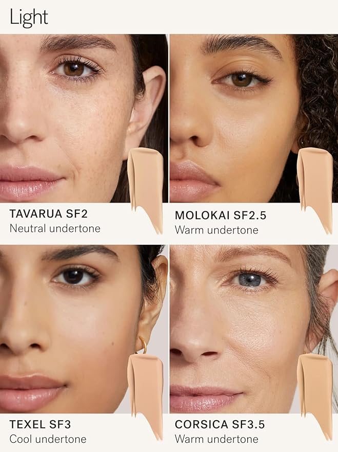 ILIA - True Skin Serum Foundation | Non-comedogenic, Cruelty-Free, Vegan, Weightless Feel, Buildable Coverage, Safe For Sensitive Skin (Texel SF3)