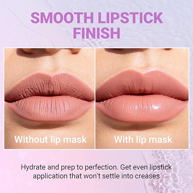 iMethod Overnight Lip Mask - Hydrating Lip Butter Balm with Hyaluronic Acid, Lip Moisturizer For Very Dry Lips, Lip Sleeping Mask to Nourish & Repair Cracked Lips, Smoothes Fine Lines - Honey
