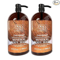 Dead Sea Collection Coconut Body Wash for Women and Men - with Pure Dead Sea Minerals and Coconut Oil - Cleanses and Moisturizes Skin - Pack of 2 (67.6 fl. oz)