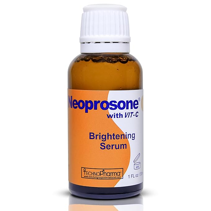 Neoprosone, Vitamin C Serum for Face | 1 Fl oz / 30ml | Brightening Serum For Dark Circle, Wrinkles | with Alpha Arbutin and Castor Oil