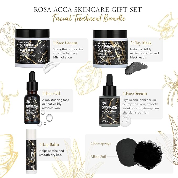 Mothers Day Gift for Mom, 30pcs Skin Care Set for Women & Men, Body & Facial Kit Gift, Face Cream, Self Care Kit, Face Serum, Bath & Body Gift Basket Set, Birthday, Christmas, Anniversary, Wife