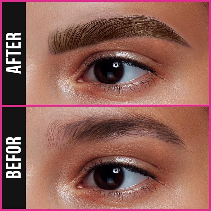 iMethod Microblading Eyebrow Pencil - Brow Pencil 2-in-1 Dual-Ended Eyebrow Pen with 3-Prong Micro-Fork-Tip Applicator & Precise Brush-Tip Creates Natural-Looking Brows, Stay on All Day, Black