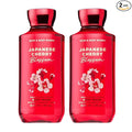 Bath & Body Works Japanese Cherry Blossom Body Wash, Nourishing Cleanser with Pro-Vitamin B5 & Aloe, Iconic Floral Scent, Gentle for Daily Use, 10 fl oz - 2 Pack
