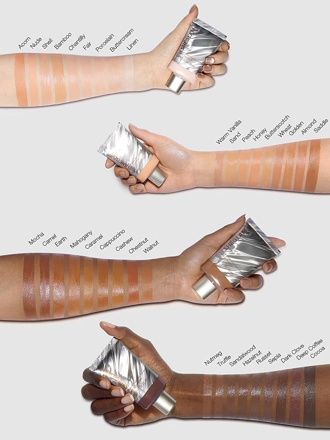 SHEGLAM Dew & Done Skin Tint with SPF20 Light-medium Coverage Foundation Evens Skin Tone-Warm Vanilla