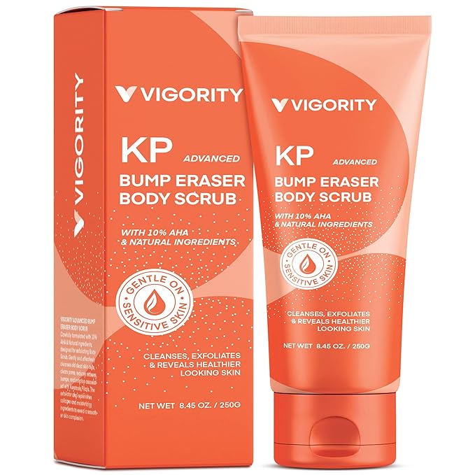 Skin Care Set- KP Bump Eraser Body Scrub and the Stretch Mark Prevention Cream