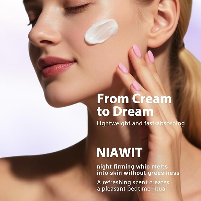 Overnight Toning Body Whip for Loose Skin & Cellulite – Firming and Tightening Body Cream for Arms, Thighs & Belly, Hydrating Anti-Wrinkle Moisturizer | Targets Crepey Skin While You Sleep