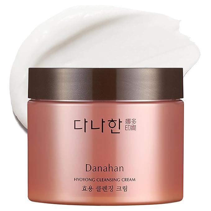 Danahan Hyoyong Fermented Herbal Cleansing Cream – Giant Size 9.47 oz, Makeup-Melting First Cleanse with Deer Antler & 30+ Botanicals, Non-Stripping, Intensive Moisturizing