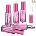 Segbeauty 5pcs Travel Refillable Atomizer, 10ML Empty Sprayer for Perfume, Mini Portable Glass Spray Bottle Dispenser for Cosmetic Accessories, Outgoing Travel Essentials