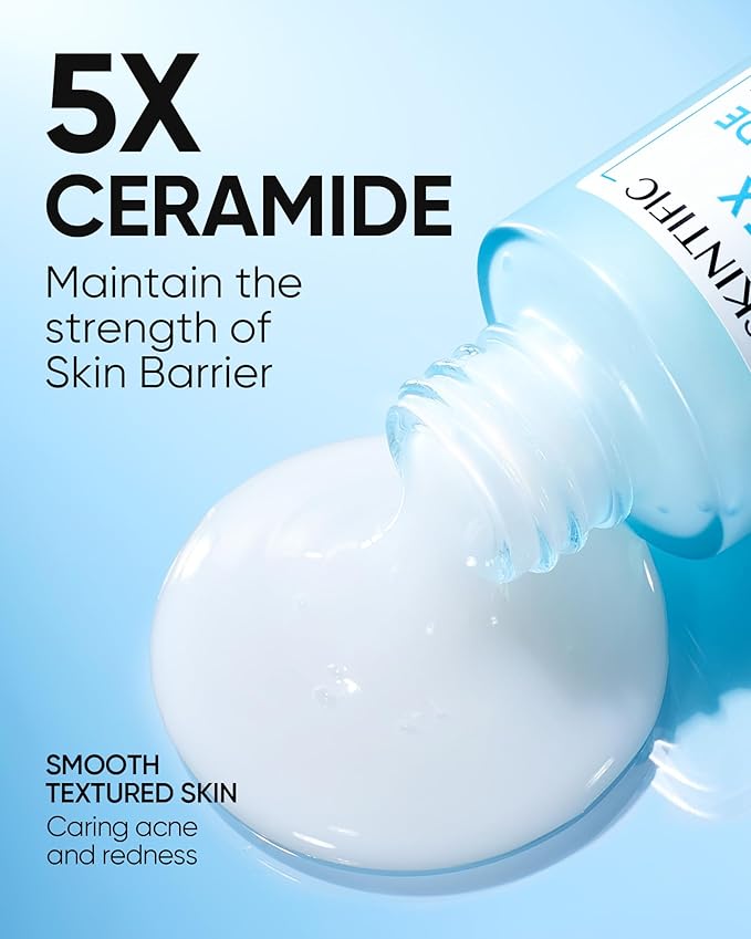SKINTIFIC 5X Ceramide Barrier Repair Serum for Dry & Sensitive Skin Barrier Repair with Ceramide, Centella and Hyaluronic Acidx, Soothes Sensitive Skin, Reduces Redness & Strengthens Skin Barrier