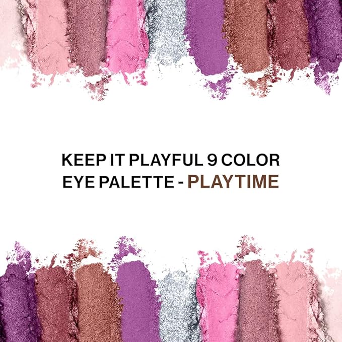 L.A. Girl Keep It Playful Eyeshadow Palette, Playtime GES436 (Pack of 2)