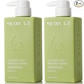 MEDIX 5.5 Coconut Oil Lotion W/ Manuka Honey Cream Skin Care Face Moisturizer & Body Cream | Firming Coconut Oil For Skin Minimizes Look Of Dry Skin, Cellulite, Stretch Marks, & Wrinkles, 2-Pack